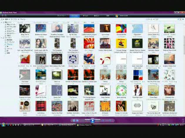 Windows Media Player 11 アートワーク一覧 表示方法 Okwave