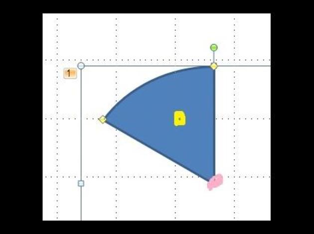 パイ型の図形を中心点からアニメーションのホイールの Okwave